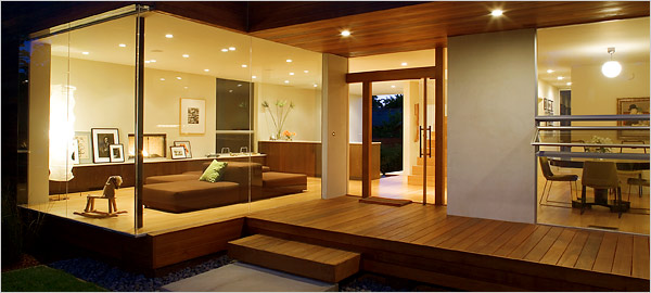Timber lined porch/alfresco