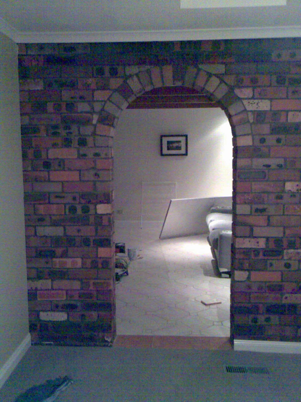 Moving a brick arch