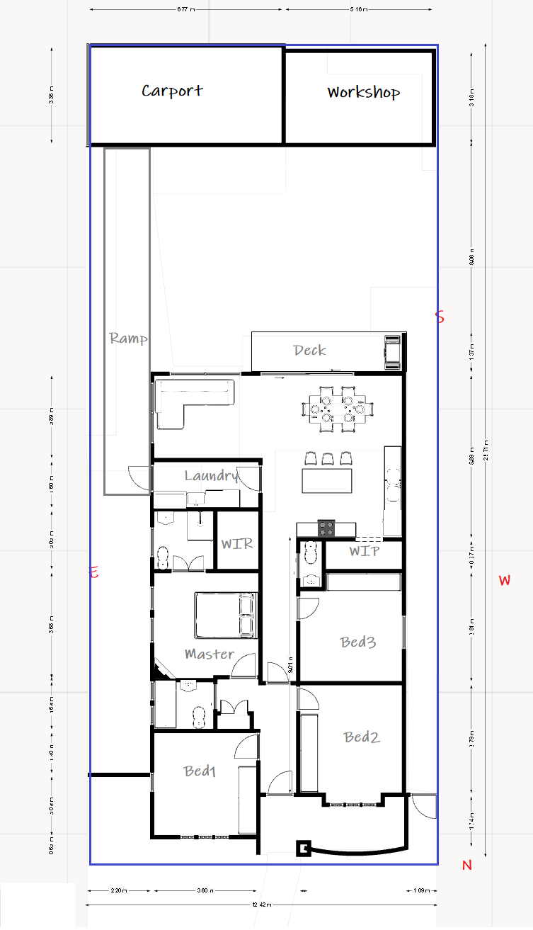 Single level extension layout advice for South-facing plot