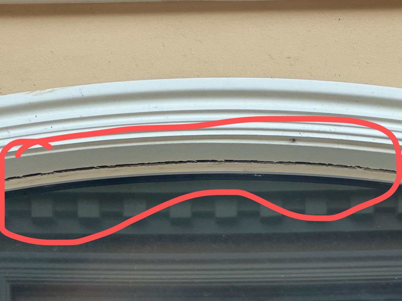 gaps in rubber window seals