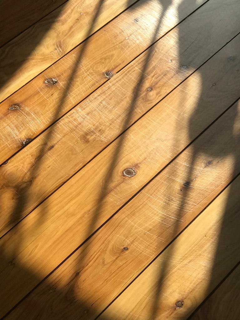 Wood Floor Refinished - is this normal?