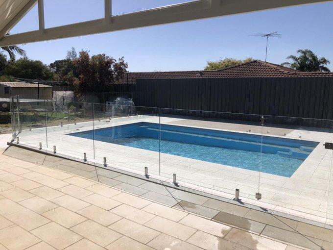 Is glass pool fencing hard to maintain?
