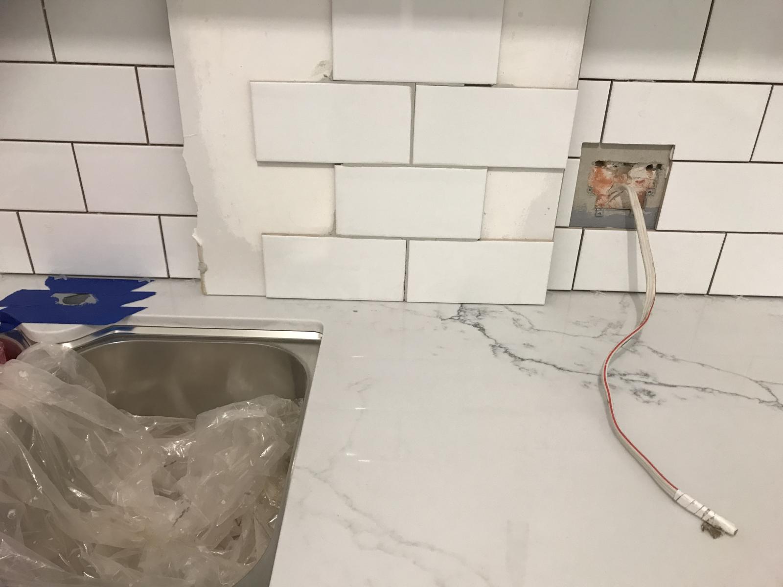 Tiled Kitchen Splashback