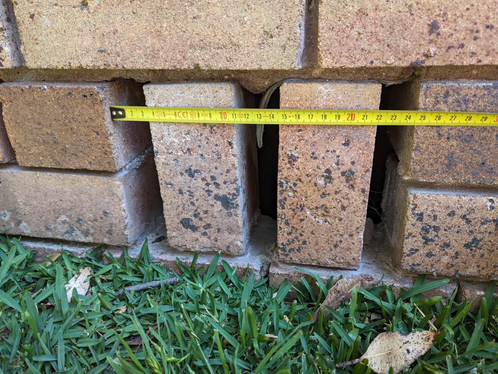 Pest Proofing Ventilation gaps in brick veneer home