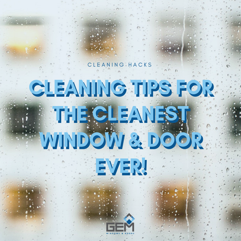 Clean windows and doors with breaking bank!
