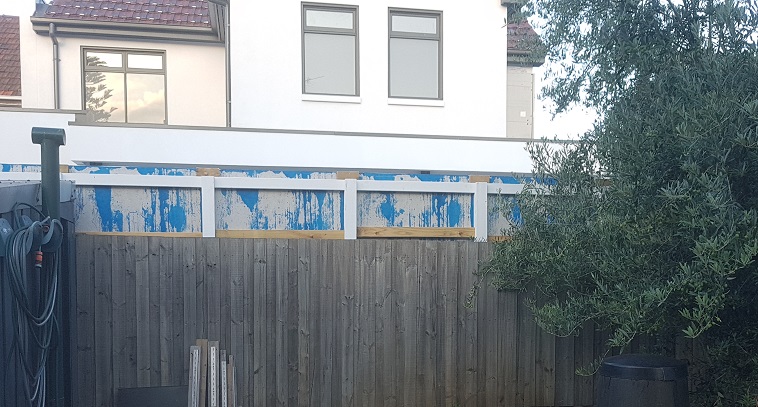 Neighbour built a second fence