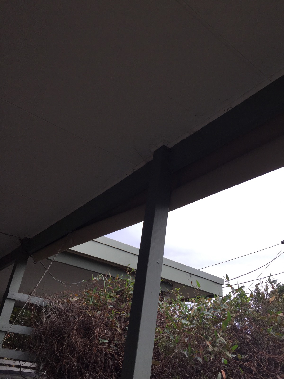 Replacing porch support beams