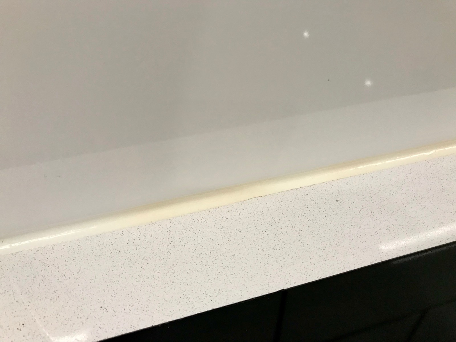 Kitchen Silicone discoloured after a few weeks