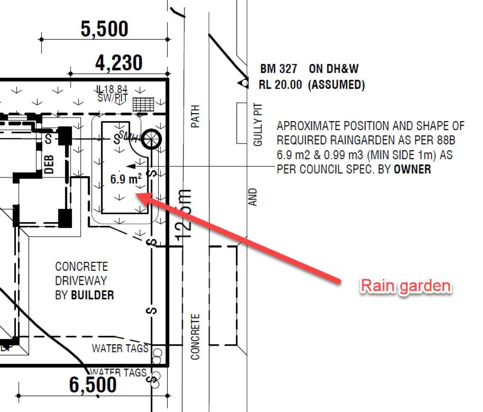 Help with Rain Garden Dimensions and Siting