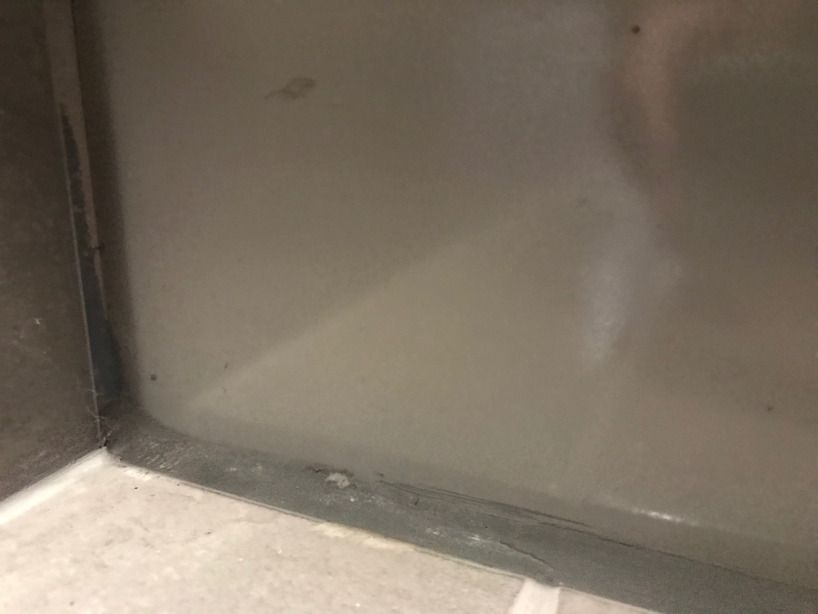 Tile disaster in bathroom