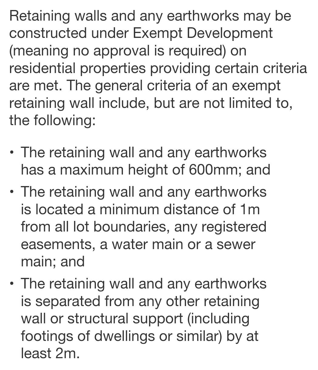 Retaining wall - is the bricks width included?