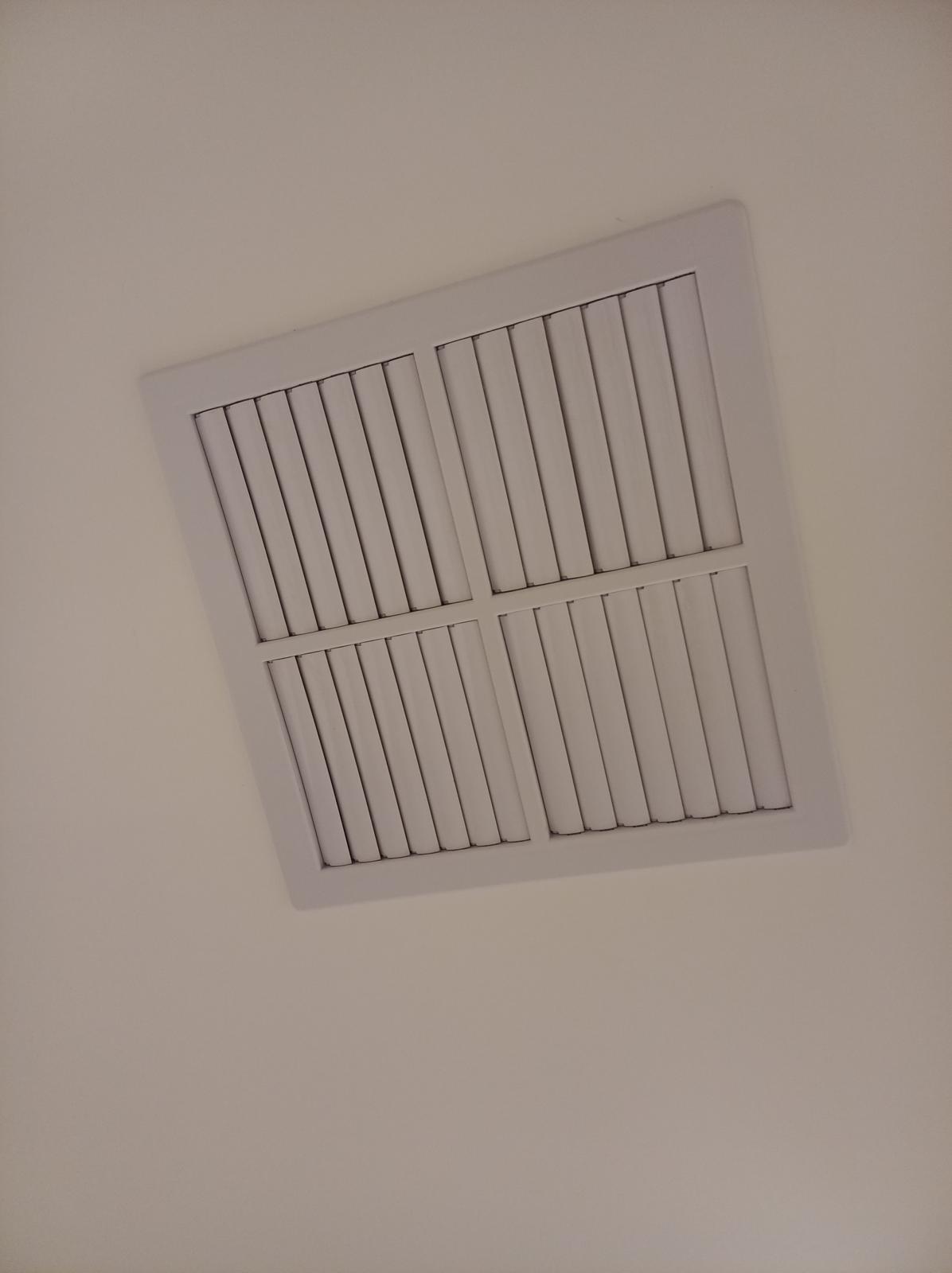 How to remove ceiling air con vent?