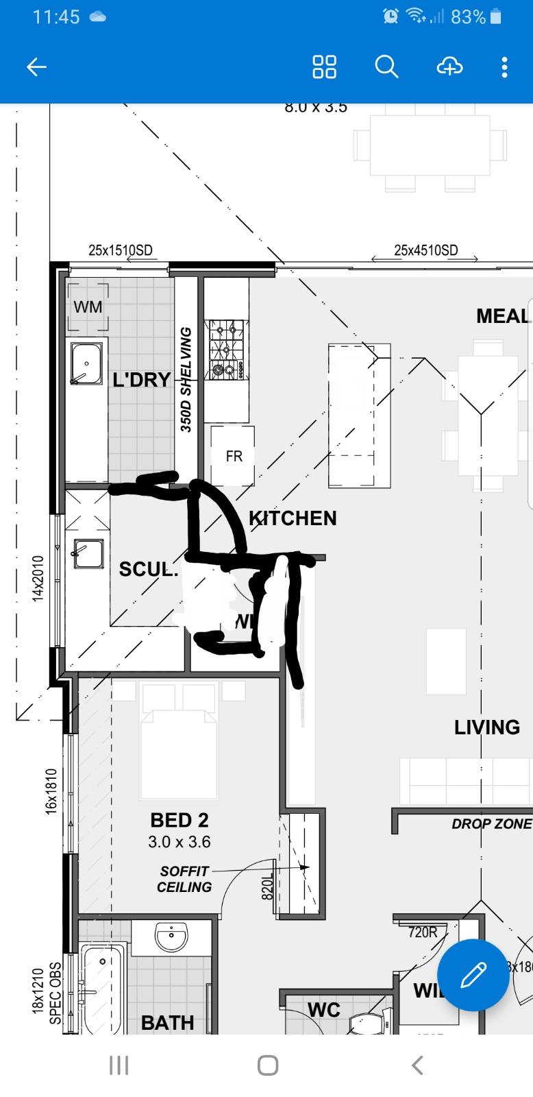 Advice for a functional kitchen/scullery