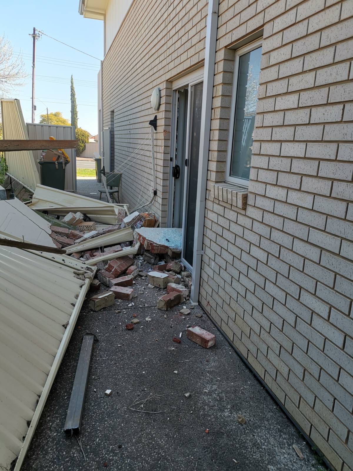 House damaged by neighbors building work